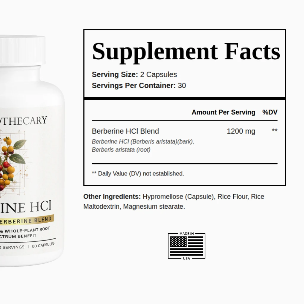 Berberine Bark & Root HCl - Image 3